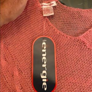 Energie Other - OS SHEER LIGHT KNIT PINK PONCHO NWT $15 Energie Other - OS SHEER LIGHT KNIT PINK PONCHO NWT $15